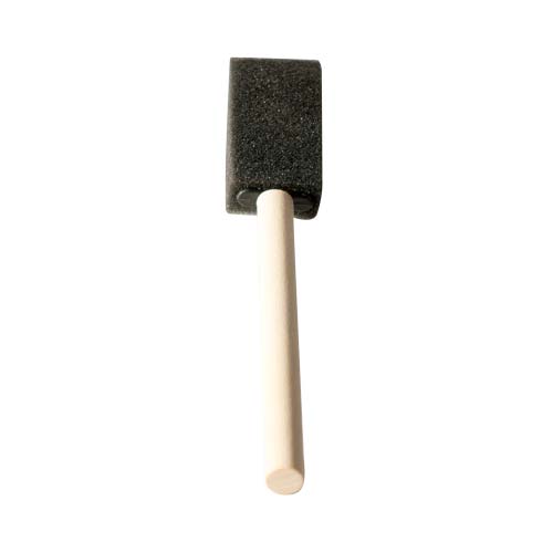 Sponge foam brush, flat 25mm