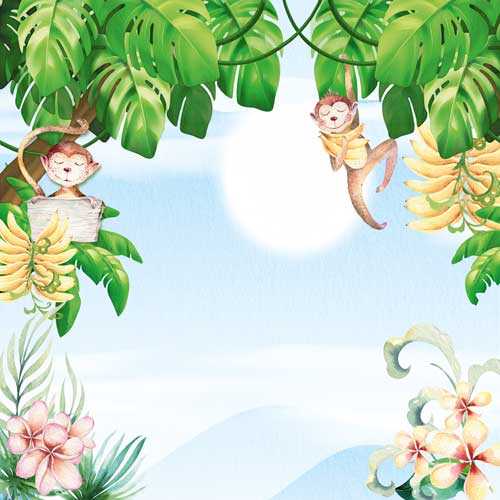 Коллекция бумаги для скрапбукинга Safari for kids, 30,5 x 30,5 см, 10 листов - Фото 4