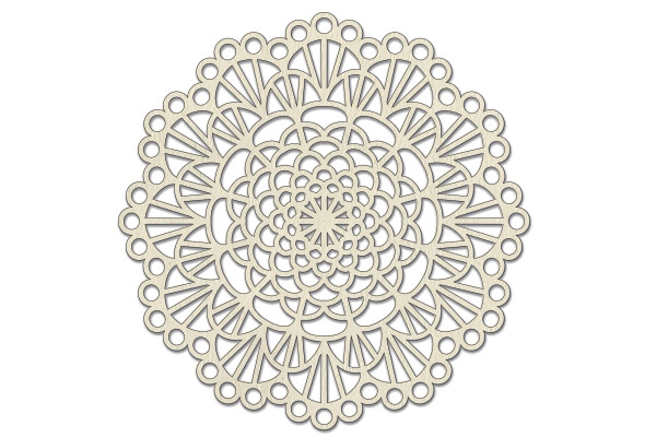 Chipboards set "Openwork napkin 8" #228