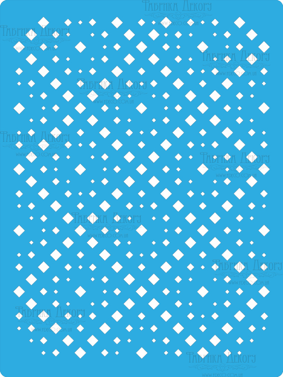 трафарет многоразовый 15x20см мозаика #146 фабрика декору