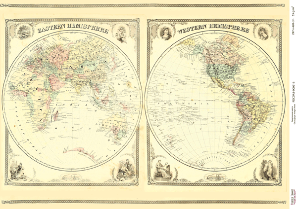декупажная карта #0216, 29,7x42см фабрика декору