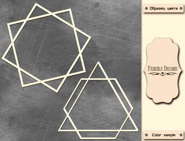 Megatekturka "Ramka - geometria 3" #036 - Fabrika Decoru