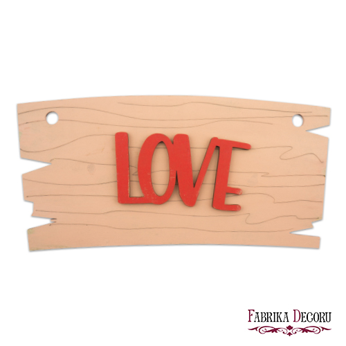 Blank for decoration "Love" #120 - foto 1