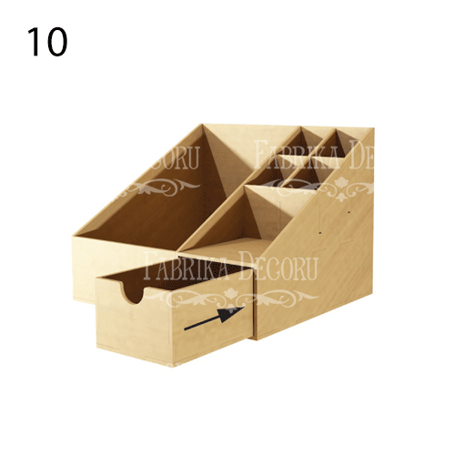 Desk organizer kit cosmetic accessories, bijouterie or stationery #032 - foto 14