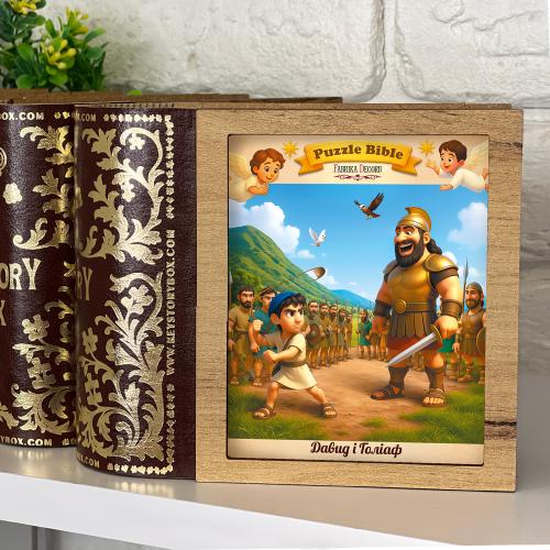 Пазлы с фигурками "Давид и Голиаф", #005 - Фото 0