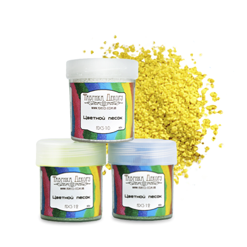 КОЛЬОРОВИЙ ПІСОК цветной песок
