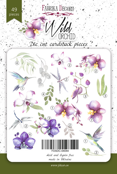 Набір висічок, колекція Wild Orchid, 49 шт - фото 0