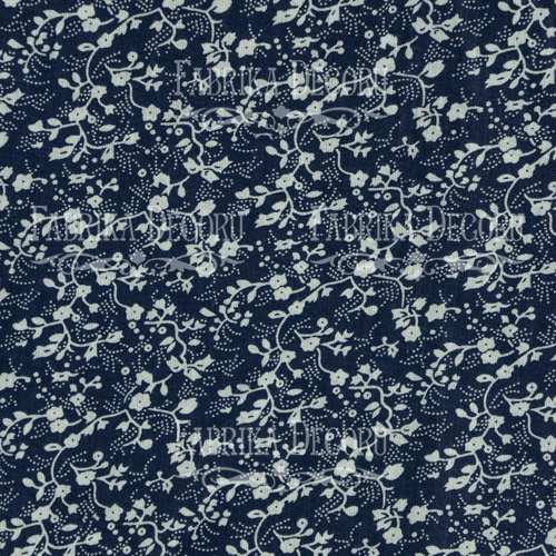 Fabric cut piece 35X80 Night Flowers