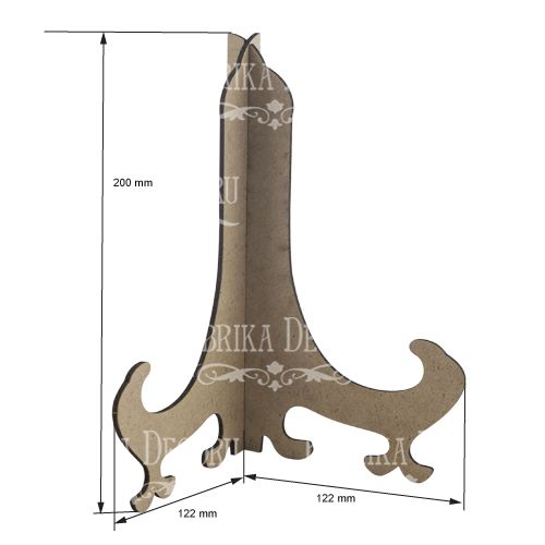 Stand for flat decoration "Curls-L" #076 - foto 0