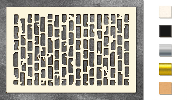 Zestaw tekturek "Cegły 1" #010 - Fabrika Decoru