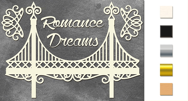 Spanplatten-Set "Romance Dreams" #083 - Fabrika Decoru