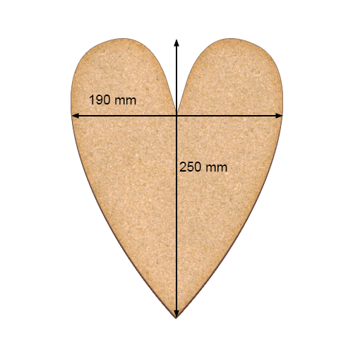 Art board Heart, 19cm х 25cm - foto 0