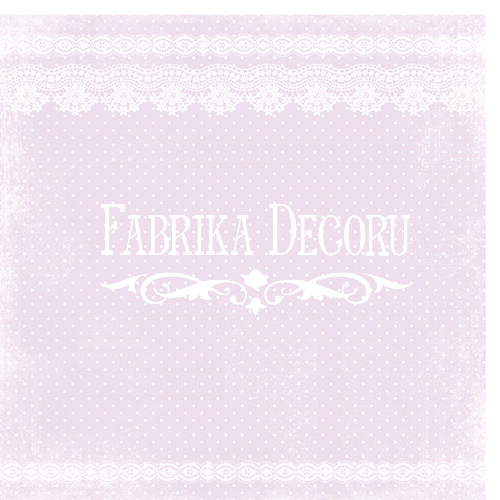 Sheet of double-sided paper for scrapbooking Shabby Dreams #4-07 12"x12" - foto 0