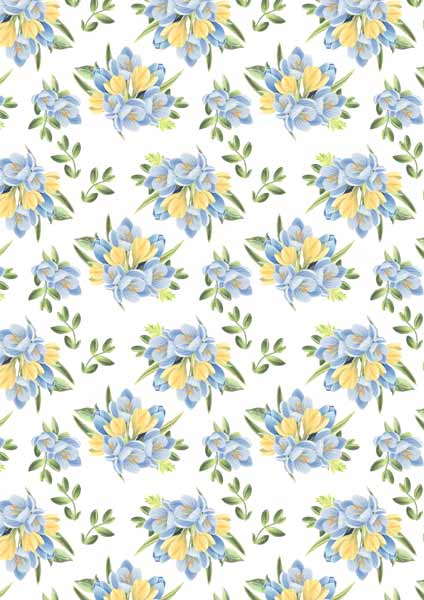 overlay "crocuses" 21х29,7 сm overlay "crocuses" 21х29,7 сm