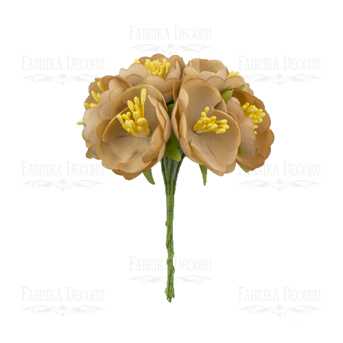 Kwiaty jaśminu, kolor Beżowy, 6 szt - Fabrika Decoru