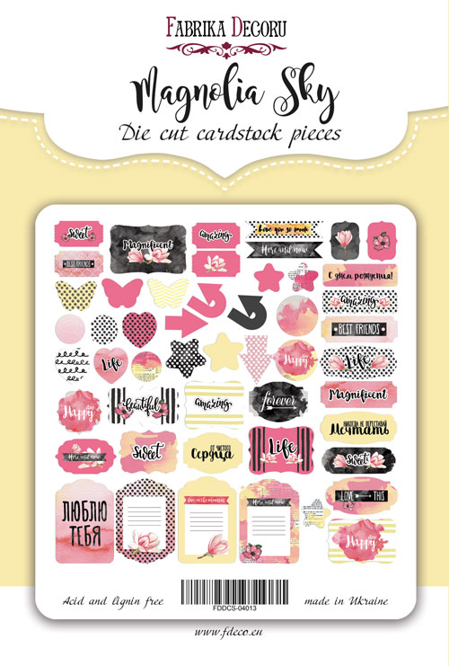 Set of die cuts Magnolia sky, 50 pcs - foto 0