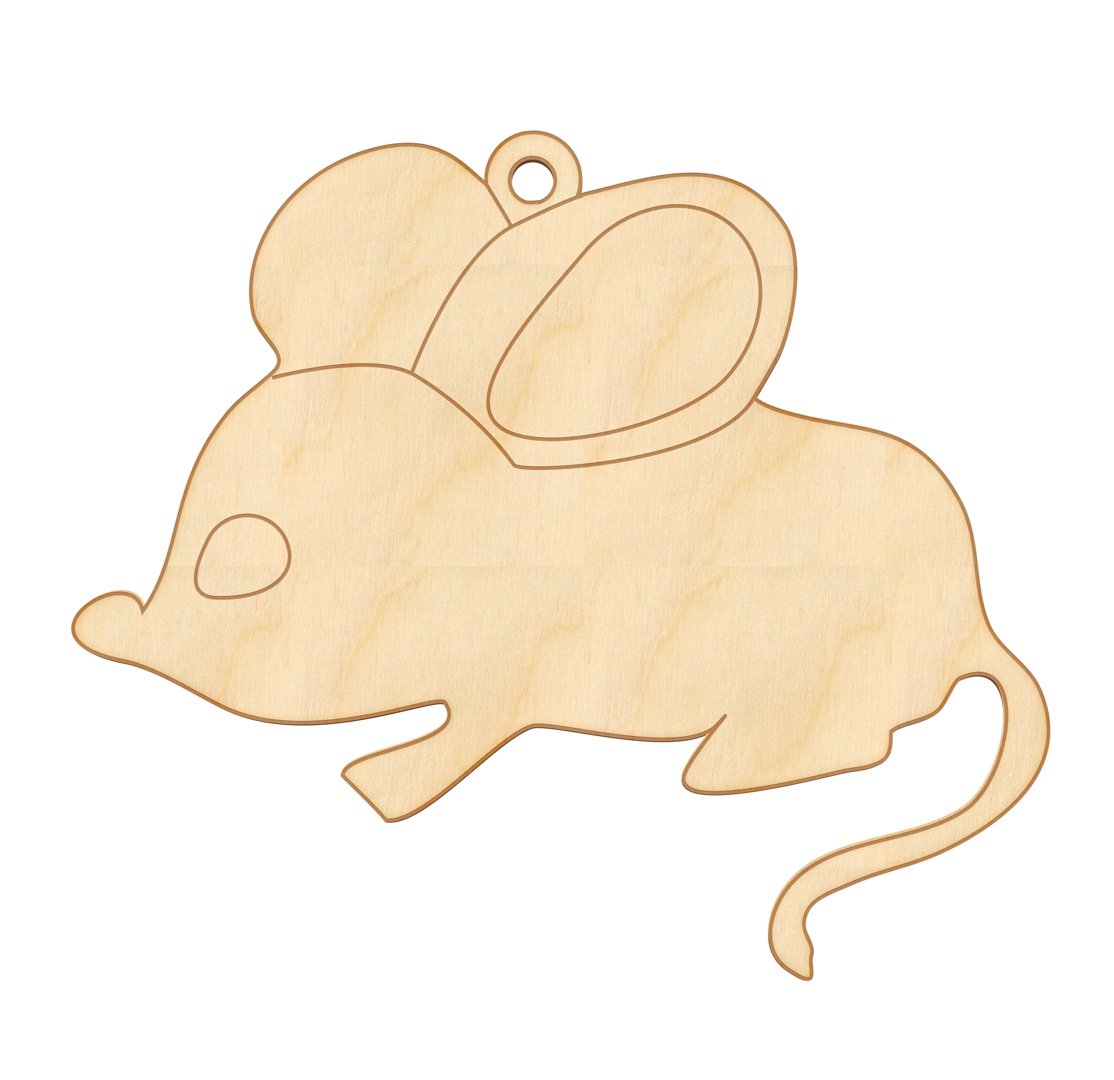 Figurka do kolorowania i ozdabiania "Mała mysz" #310 - Fabrika Decoru