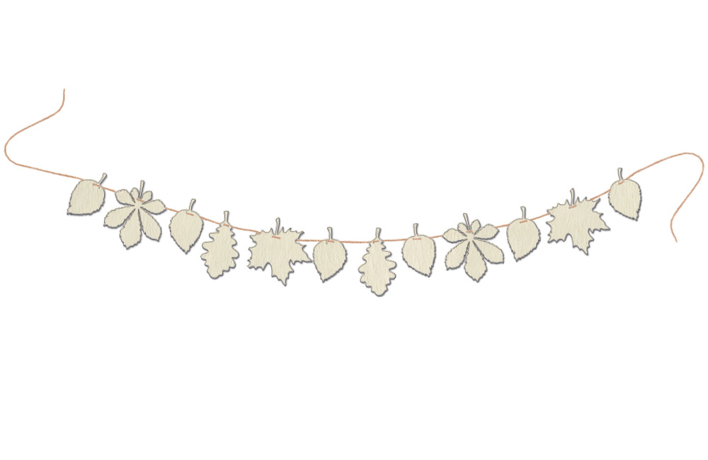 the paper “leaf fall” garland fdchg-002