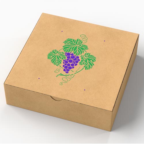 Stencil reusable, 15 cm x 20 cm Grape border, #428 - foto 1