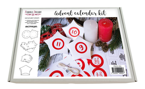 Adventskalender-Kit Nr. 4 - Fabrika Decoru