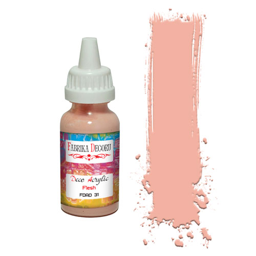 Acrylfarbe Flesh 40 ml - Fabrika Decoru