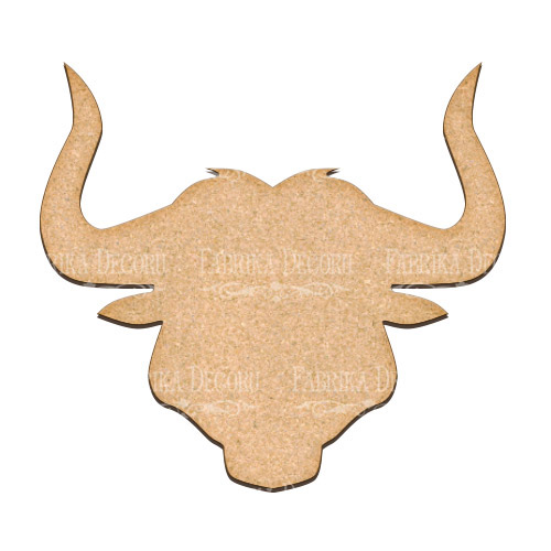 art-board-bull-head-25-23-cm art-board-bull-head-25-23-cm
