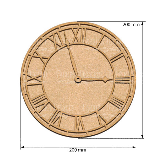  Art board Clock 2 30х30 cm - foto 0