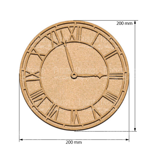  Art board Clock 2 30х30 cm - foto 0