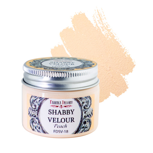 Shabby velour paint Peach