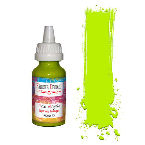 Acrylfarbe Frühlingslaub 40 ml - Fabrika Decoru