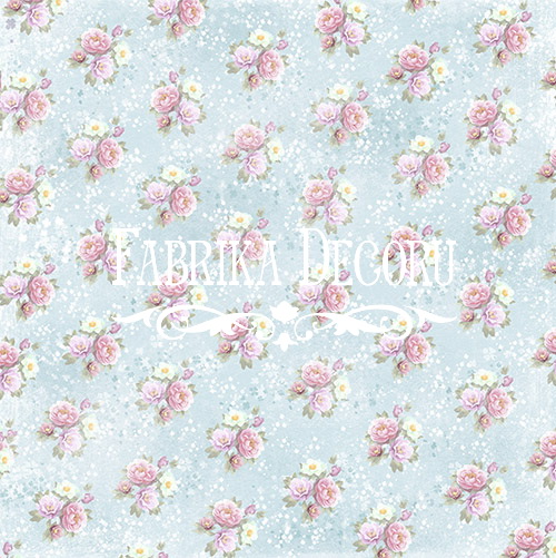 Sheet of double-sided paper for scrapbooking Shabby Dreams #4-03 12"x12"