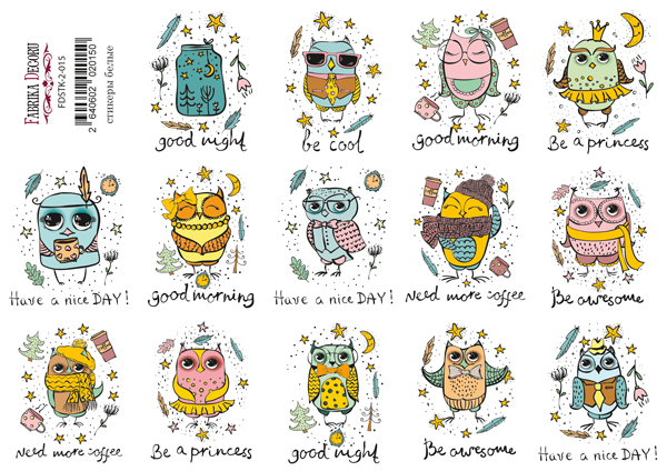 Journaling stickers set #2-015