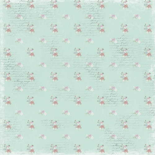 Лист двостороннього паперу для скрапбукінгу Baby shabby #1-06 30,5х30,5 см - фото 0