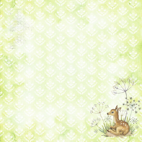 лист двусторонней бумаги для скрапбукинга smile of spring #11-02 30,5х30,5 см