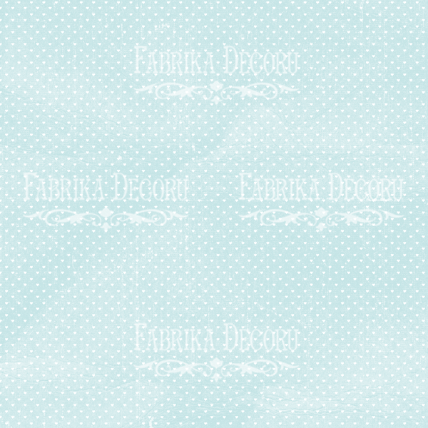 Sheet of double-sided paper for scrapbooking Shabby baby girl redesign #34-03 12"x12" - foto 0