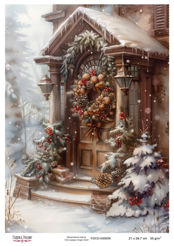 Decoupage-Karte #0656, 21x29,7 cm - Fabrika Decoru