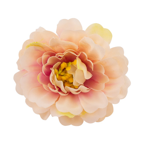 Квітка півонії кремова з світло-рожевим, 1шт - фото 0