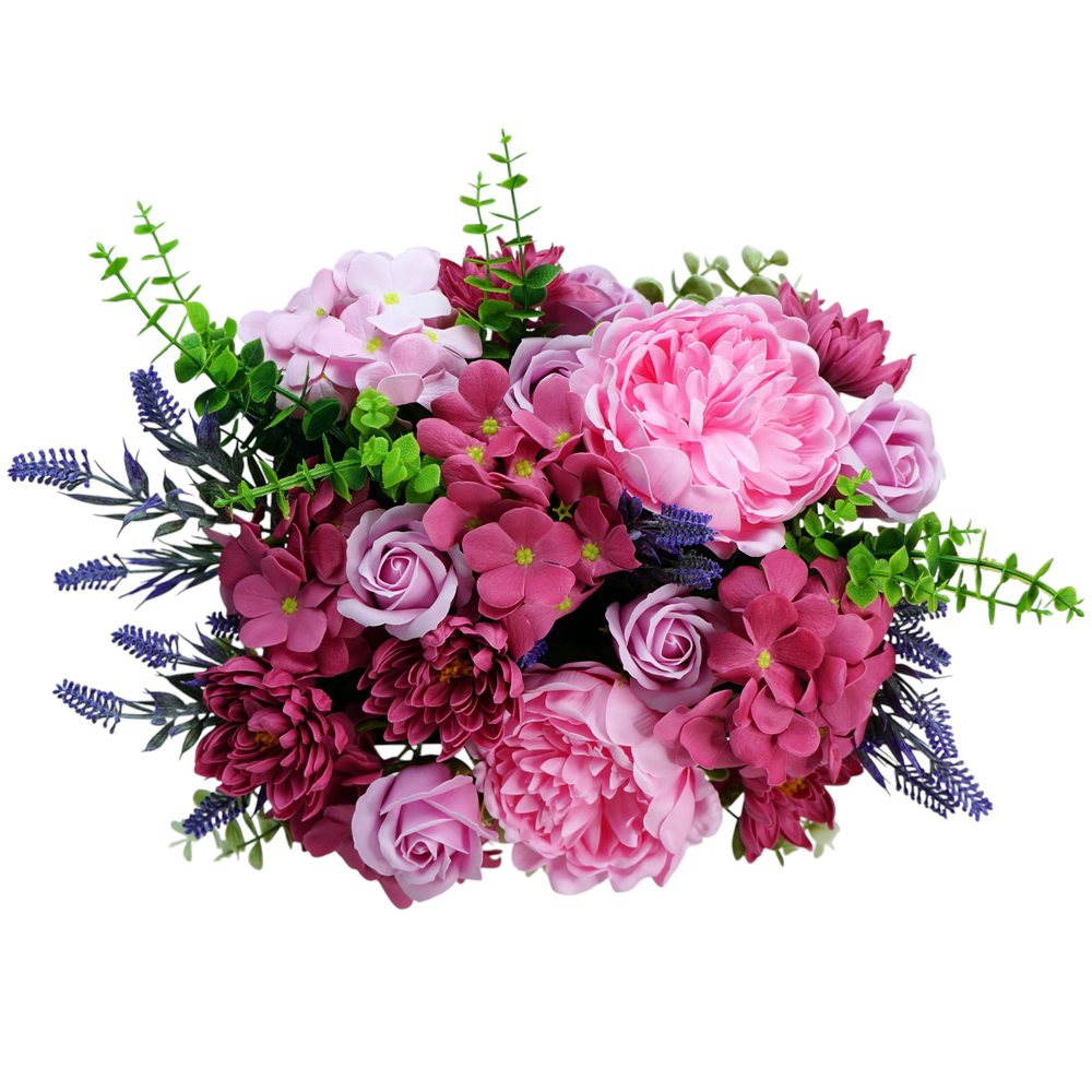 Blumenarrangement  „Sommergarten“, 250 x 250 x 260 mm - foto 2  - Fabrika Decoru