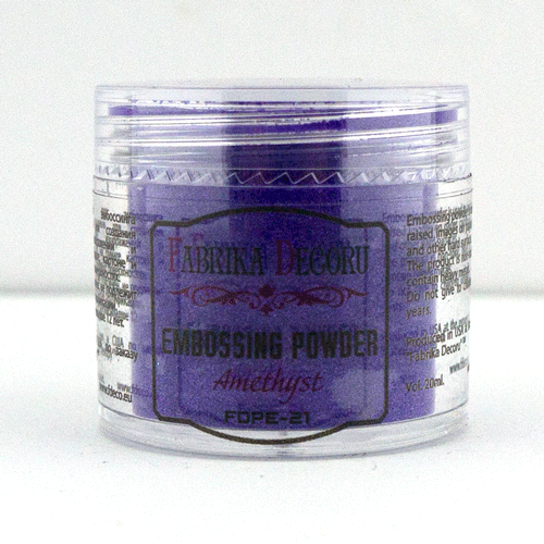 Puder do embossingu Ametyst, 20ml - Fabrika Decoru