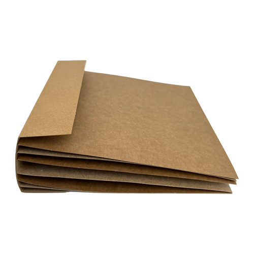 Scrapbook Blanko Fotoalbum aus Kraftkarton, 20cm x 20cm, 6 Blätter - Fabrika Decoru