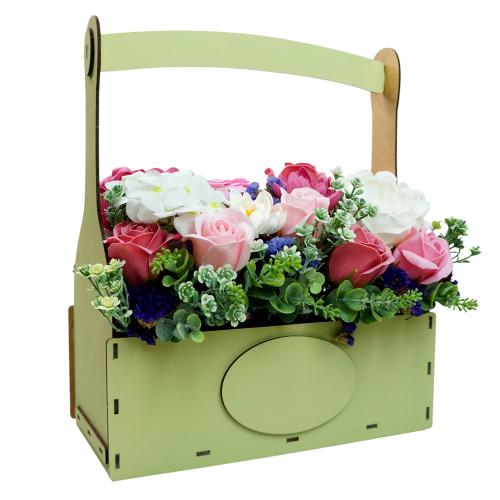 Floristische Innenraumgestaltung "Blumenserenade", 350 x 250 x 250 mm - Fabrika Decoru