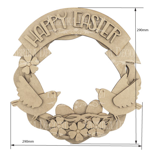 Blank for decoration "Happy Easter" #137 - foto 0