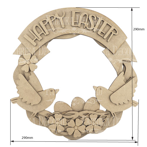 Rohling für Dekoration "Frohe Ostern" #137 - foto 0  - Fabrika Decoru