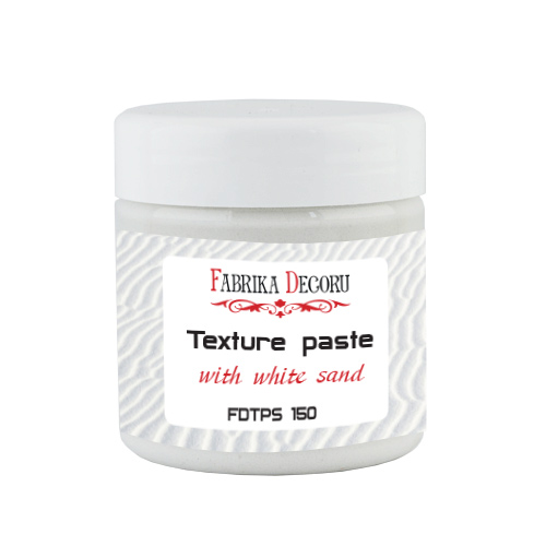 White texture paste with sand, 150ml