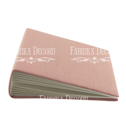 Blankoalbum mit weichem Stoffbezug Englische Rose 20cm х 20cm - Fabrika Decoru