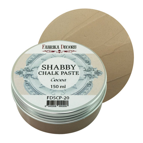 меловая паста shabby chalk paste какао 150 мл фабрика декору