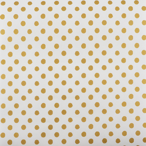 Kraftpapierblatt 12 "x 12" Goldene Erbsen - Fabrika Decoru