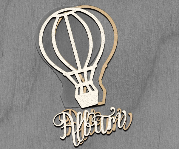 Mega shaker dimension set, 15cm x 15cm, Air Balloon Album