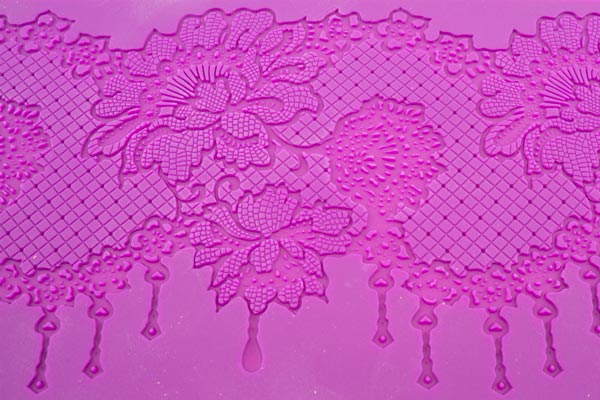Silicone mat, Floral lace #04 - foto 1