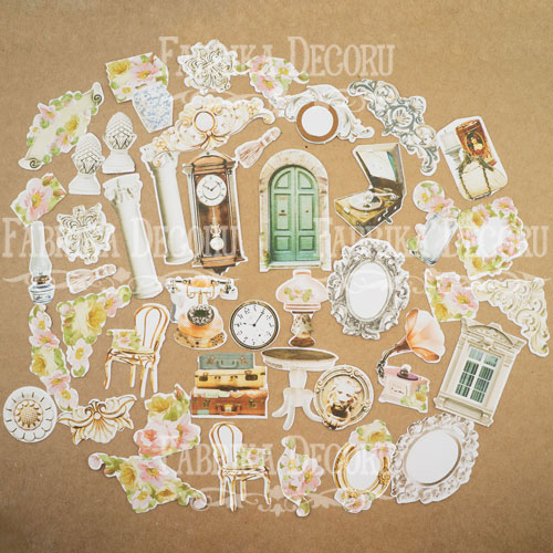 Set of die cuts Nostalgia, 44 pcs - foto 1